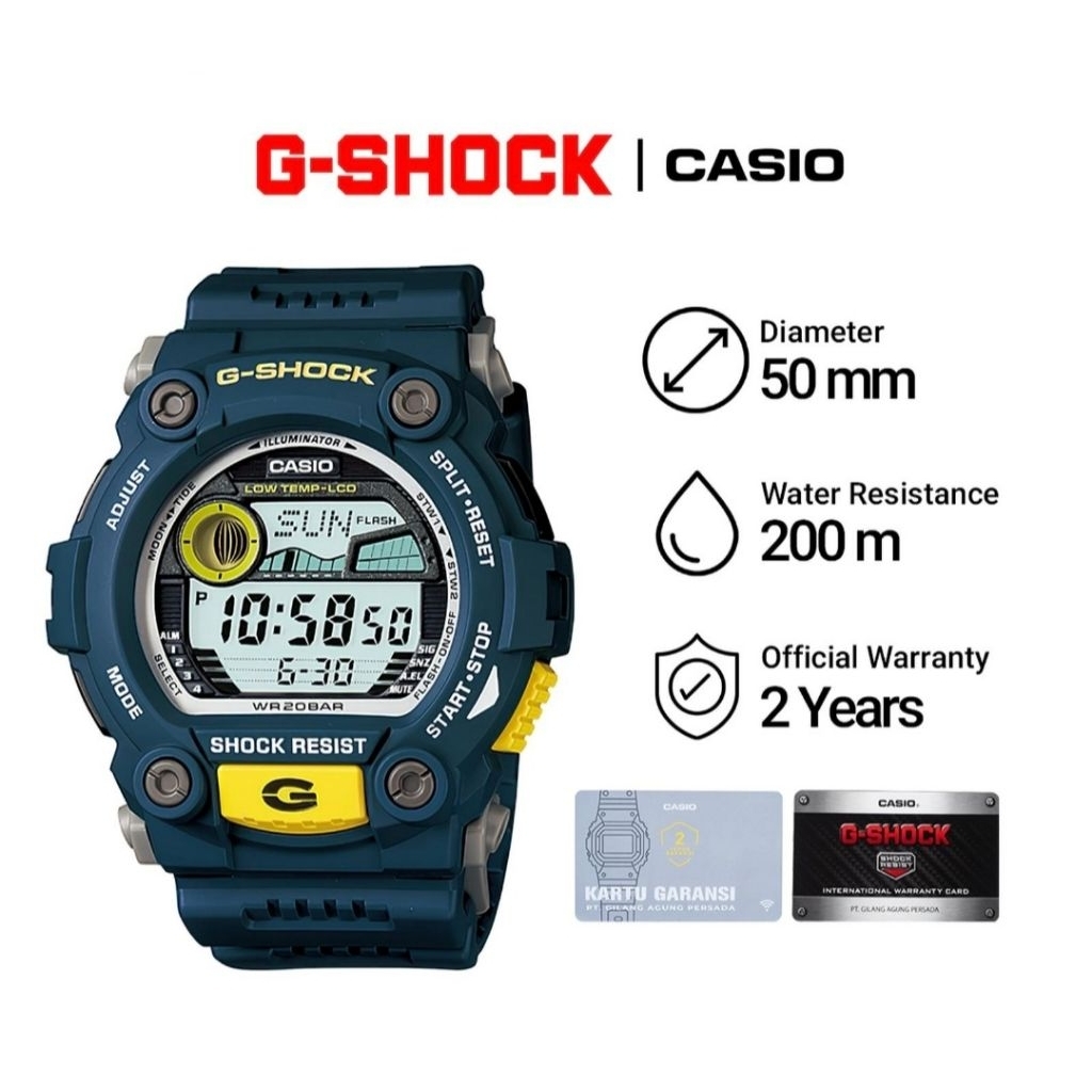 Casio G-Shock G-7900-2D / G-7900-2DR Jam Tangan Pria Original