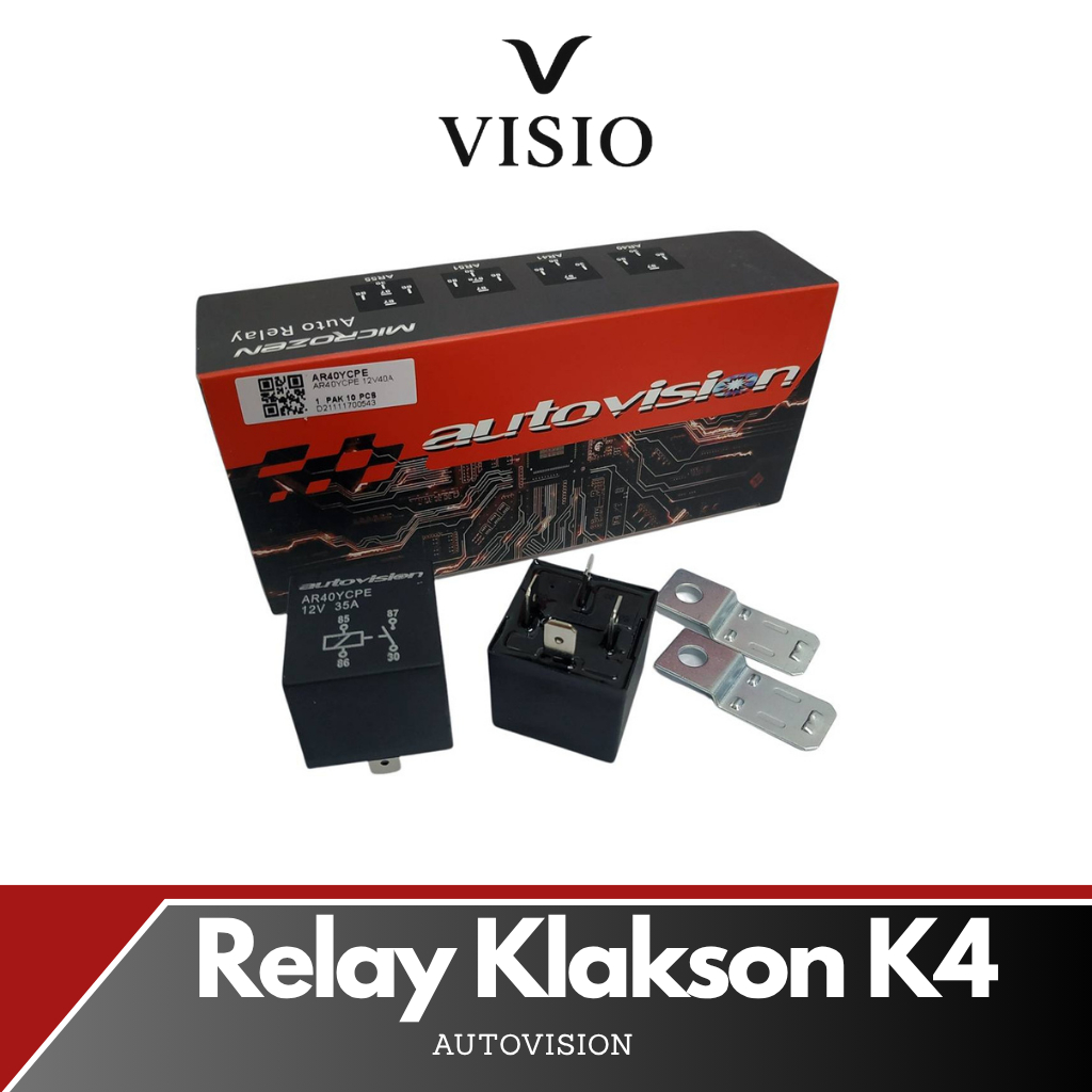 Relay 4-Kaki-40 12V40A