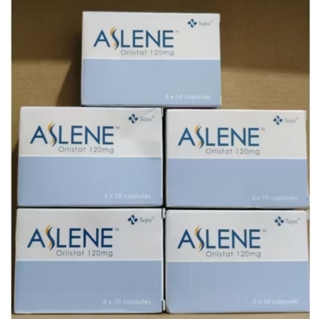 Aslene Peluntur Lemak 120mg Orlistat Penurun Berat