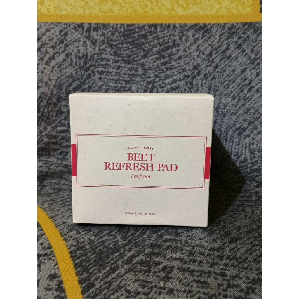 (ORIGINAL NEW) I'M FROM BEET REFRESH PAD 260ml 60ea