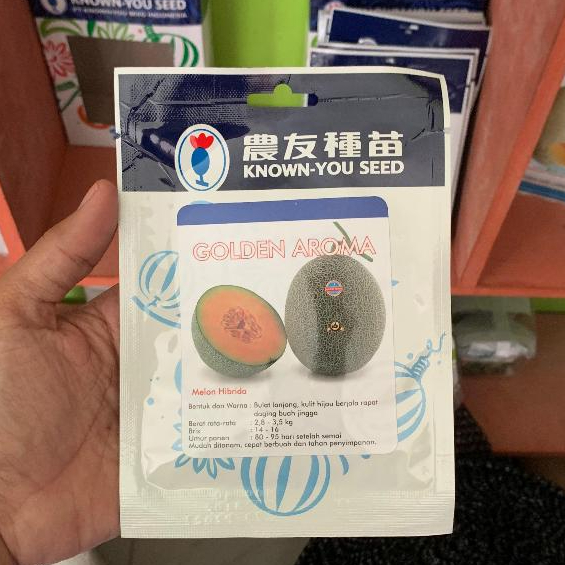 Golden Aroma 500 seed Known you seed Benih buah Melon