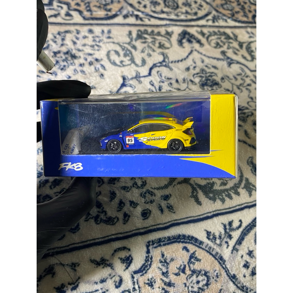 YM model honda civic fk8 spoon diecast 1/64