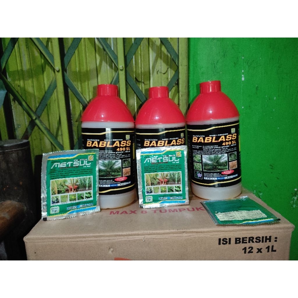 BABLAS 490SL 1 LITER HERBISIDA SISTEMIK / OBAT RUMPUT MATI SAMPAI AKAR / BABLAS 1LITER / bablass 1li