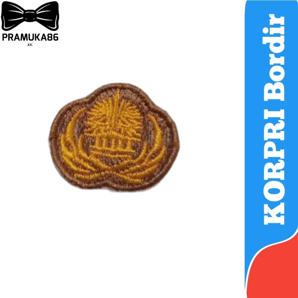 Bed Logo KORPRI Bordir / Logo Korpri Bordir / Logo Korpri / Korpri Bordir