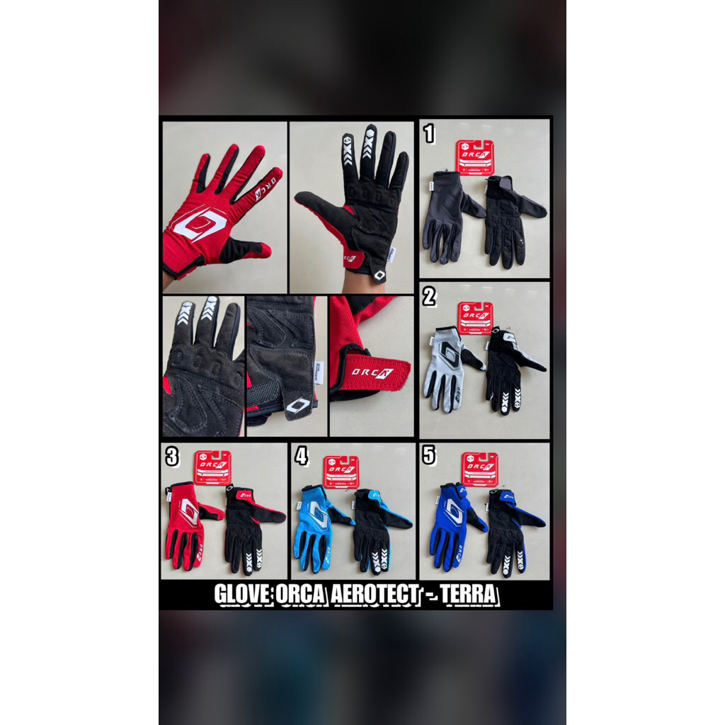 glove orca aerotecr-terra