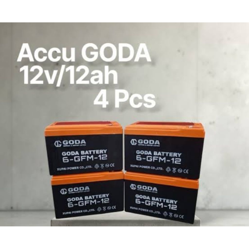 BATERAI Sepeda Listrik Merek Goda- U-winfly