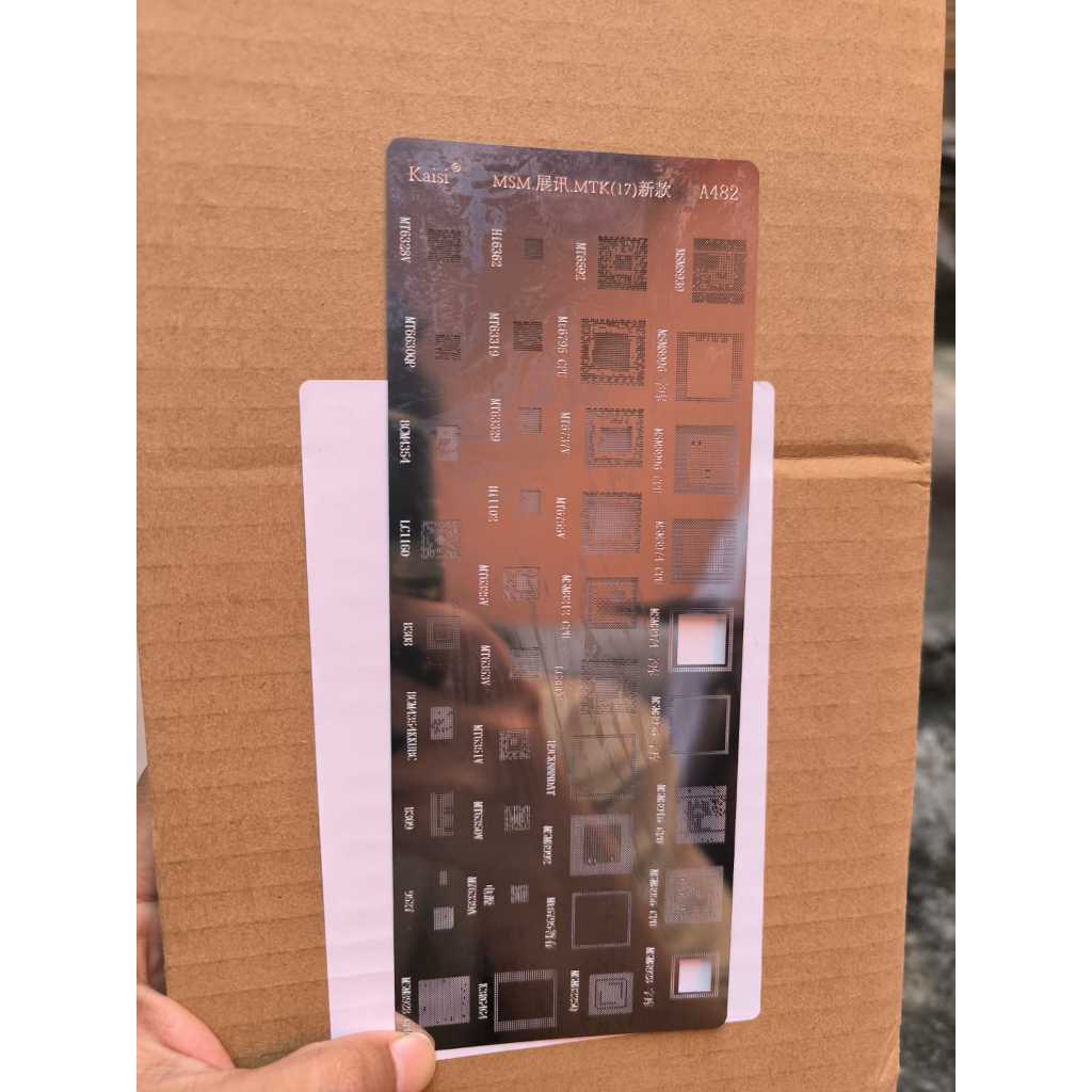 (A482) PLAT BGA KAISI ORIGINAL CETAKAN IC UNIVERSAL MSM8939 MSM8996 CPU MT6592 MT6795 MT6737V KR3G4G