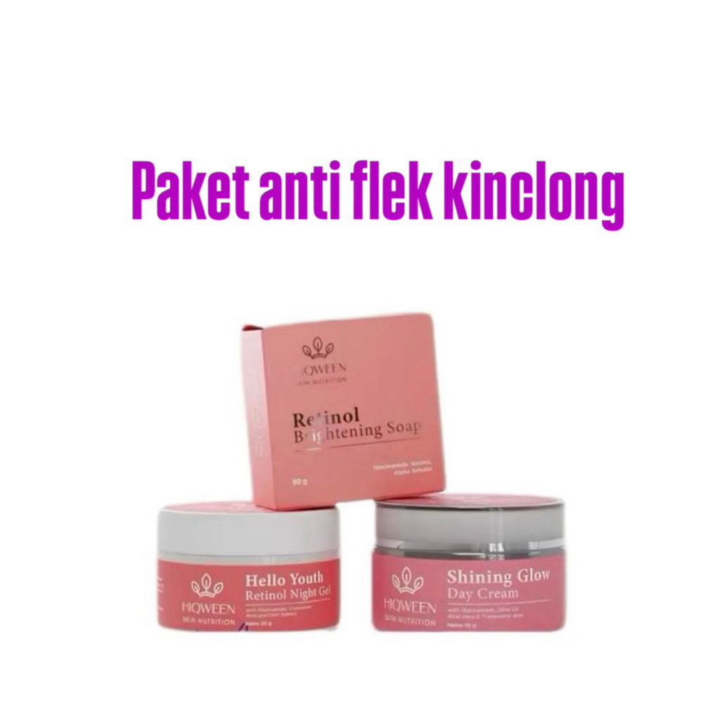 Hiqween isi 3 Paket Anti Flek Kinclong
