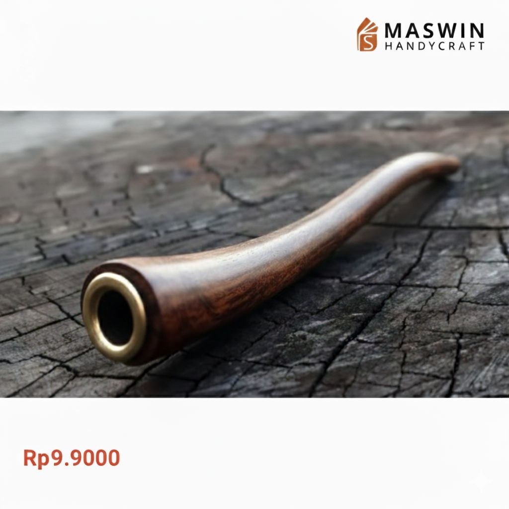 PIPA ROKOK ONCE KAYU GALIH ASEM ASLI MELENGKUNG|FILTER ROKOK PREMIUM TERMURAH|AKSESORIS KOLEKSI