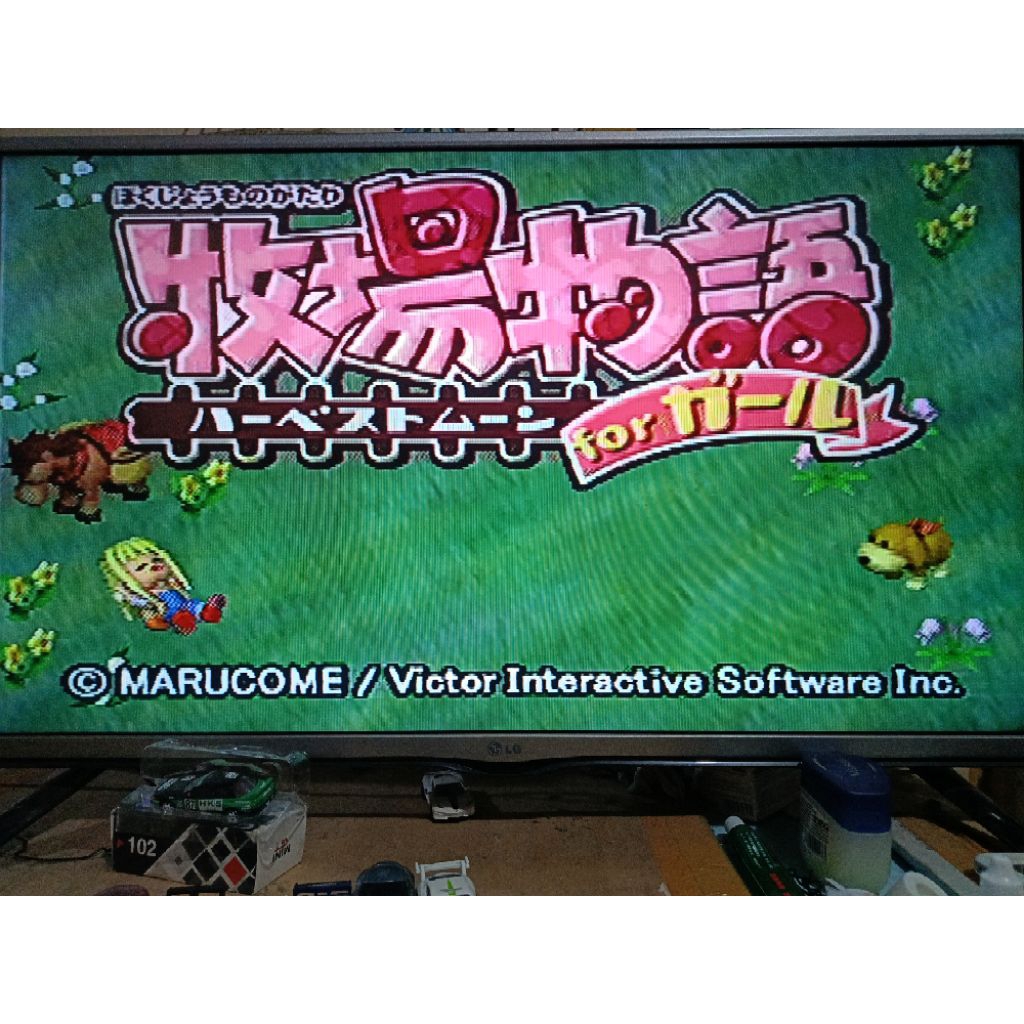 Kaset ps 1 Harvest moon girl bahasa jepang