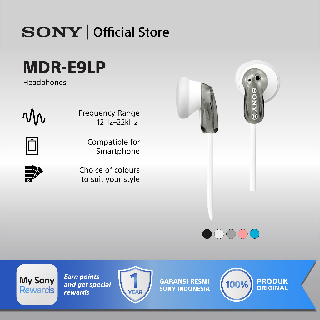 Sony MDR-E9LP Headset In-ear - Earphone Sony Mdr E9Lp