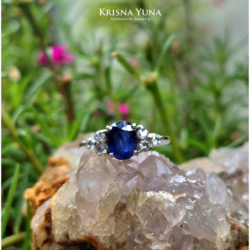 Natural African Blue Sapphire Ring
