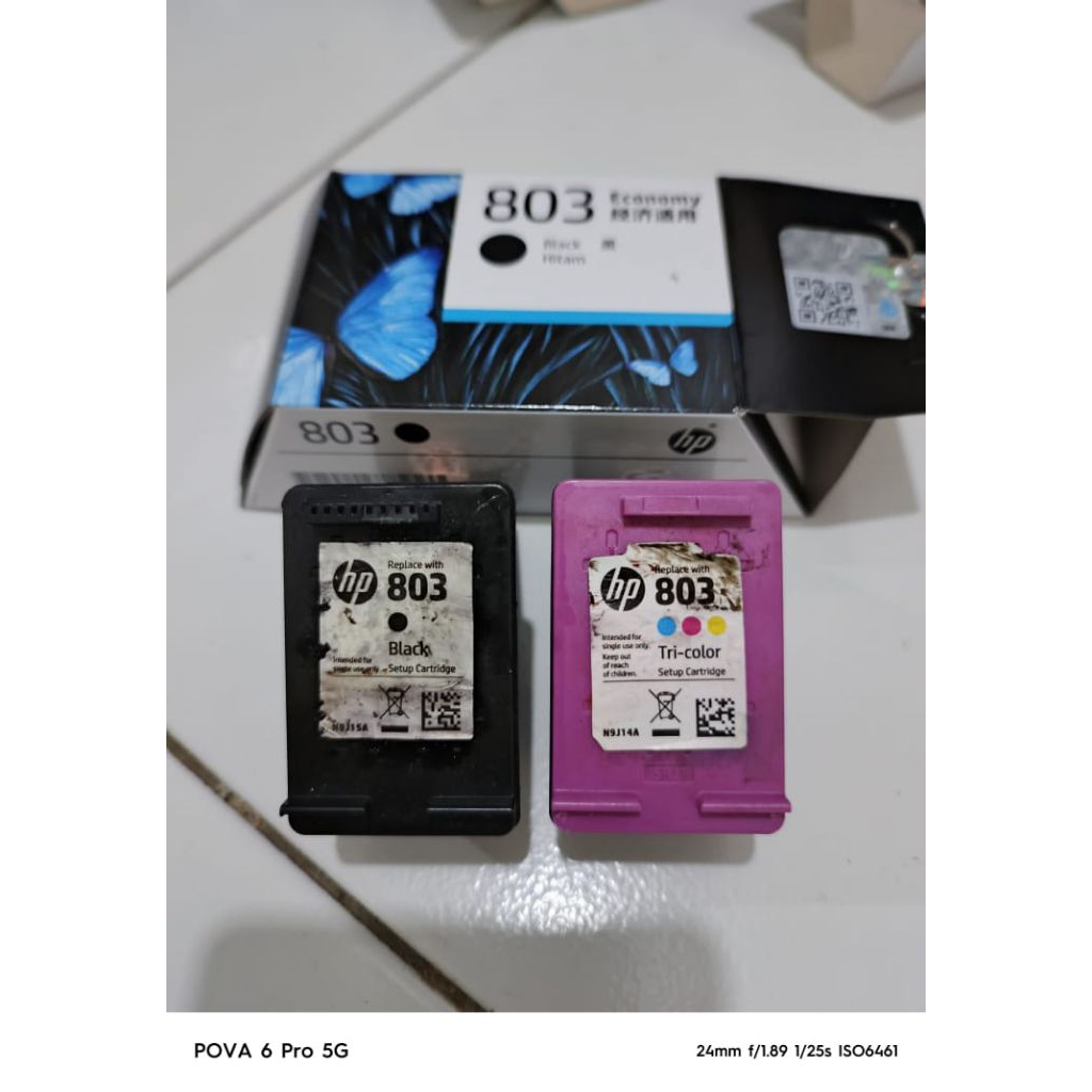 Cartridge Bekas HP 803