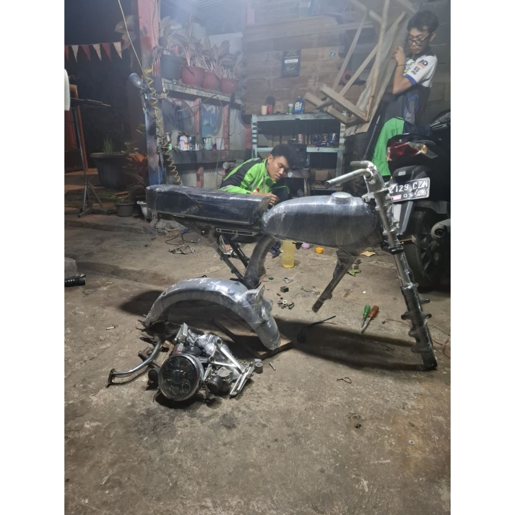 rangka set tanpa halu halu depan cb tatanan mp k2 nganjuk