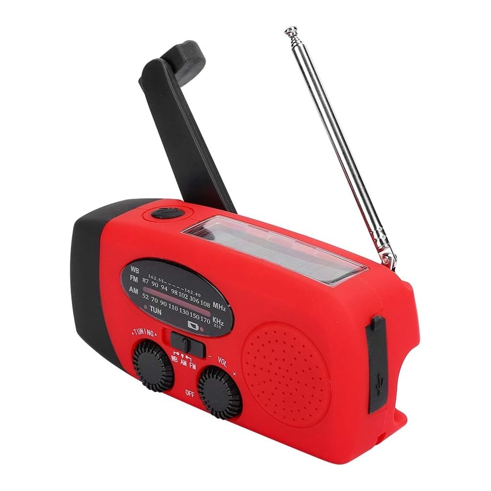 Radio Senter - Radio Darurat Daya Engkol - Lampu Senter Darurat - Radio Engkol - Lampu Senter Engkol