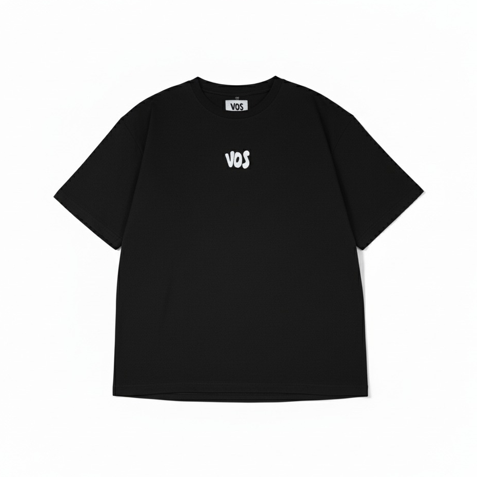 Kaos Oversize Black Pria Wanita | T-shirt Riding Motor Vespa | Oversize Black VOS Ignite Series | VO