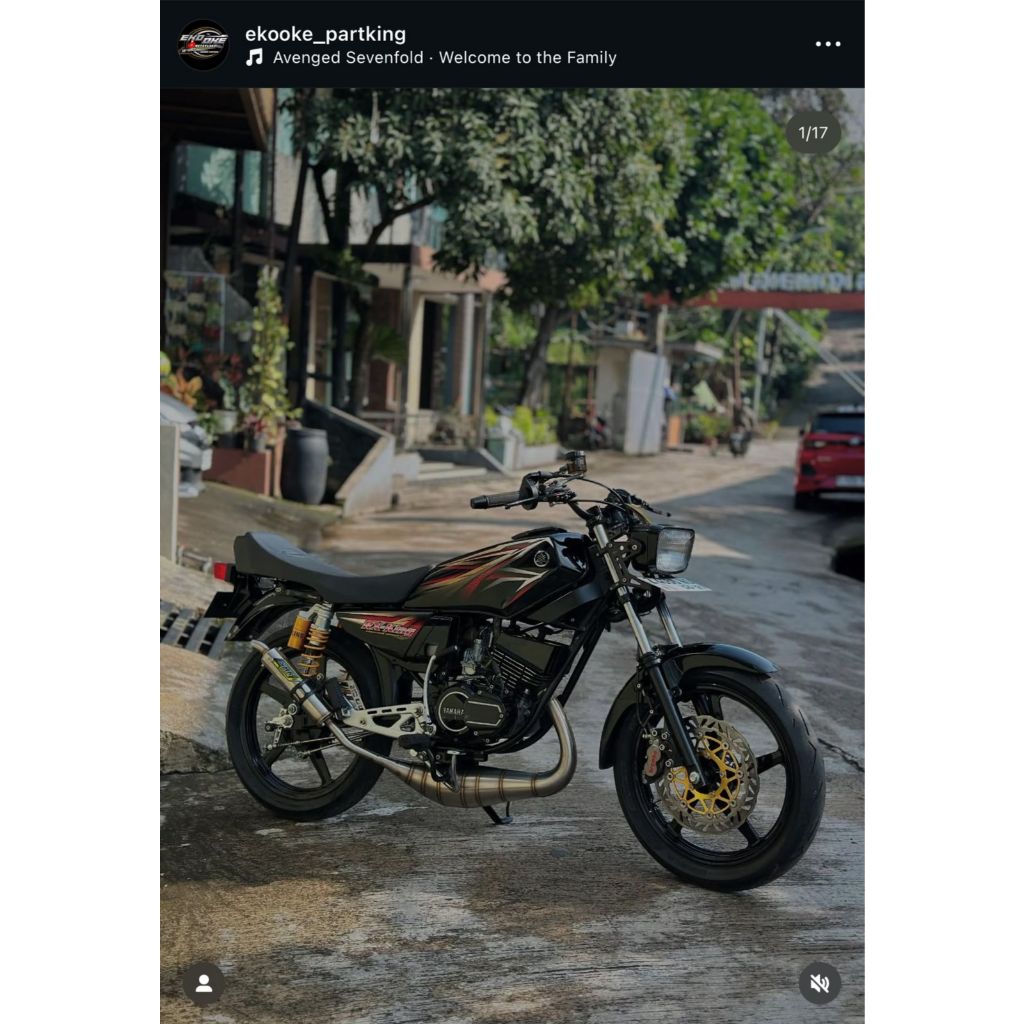 Knalpot Rxking SMR PDK Scorpio Full Stainles original