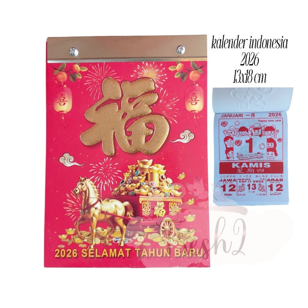 kalender harian Indonesia 2026/kalender lokal / kalender harian nasional