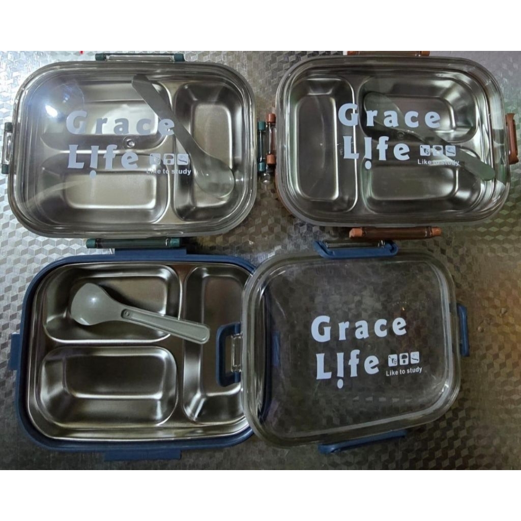 Kotak Makan Bekal Stainless