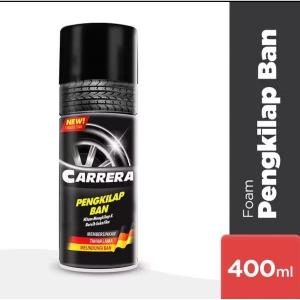 SJ. CARRERA PENGKILAP BAN FOAM 400ML - PENGKILAP BAN