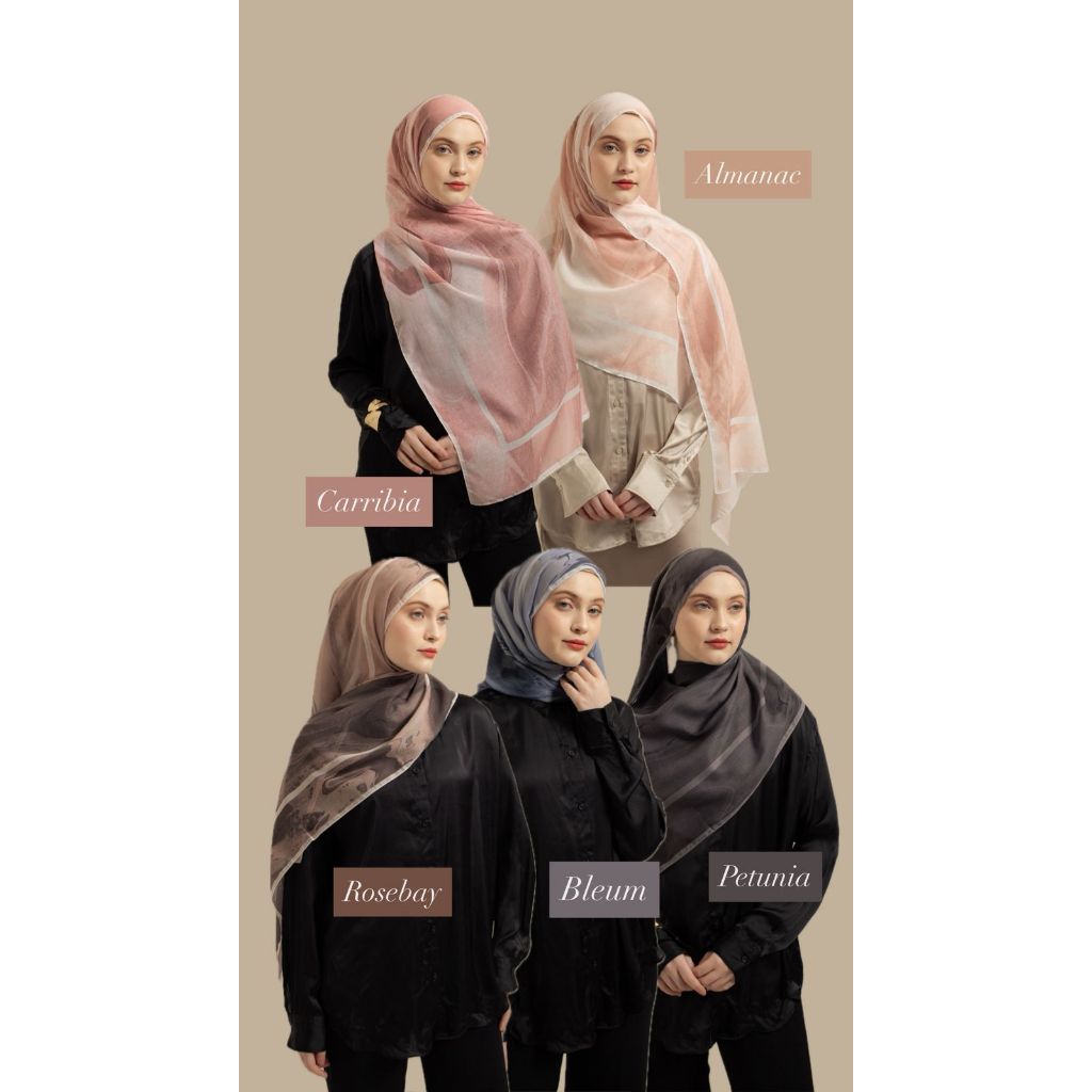 Pashmina Hijab Gradasi- Bloom Series by 4season hijab