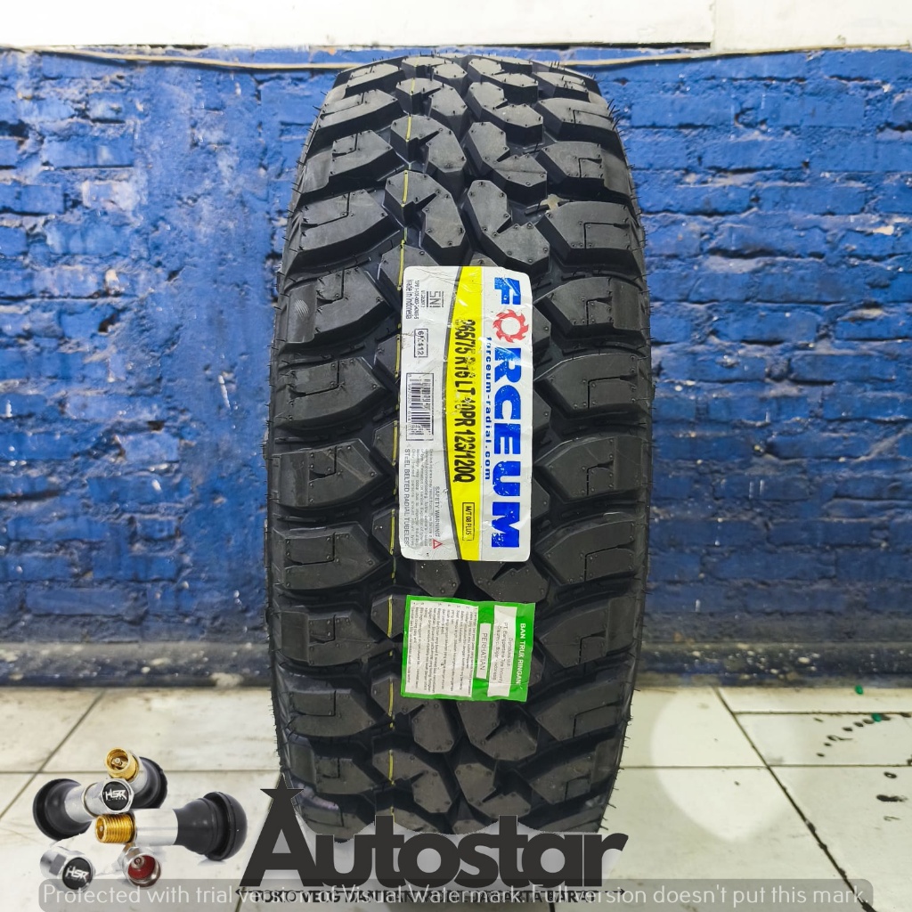 BAN MOBIL FORCEUM M/T 265/75 R16 TUBLES AWET TERMURAH BERKUALITAS BAN PACUL UNTUK LUMPUR