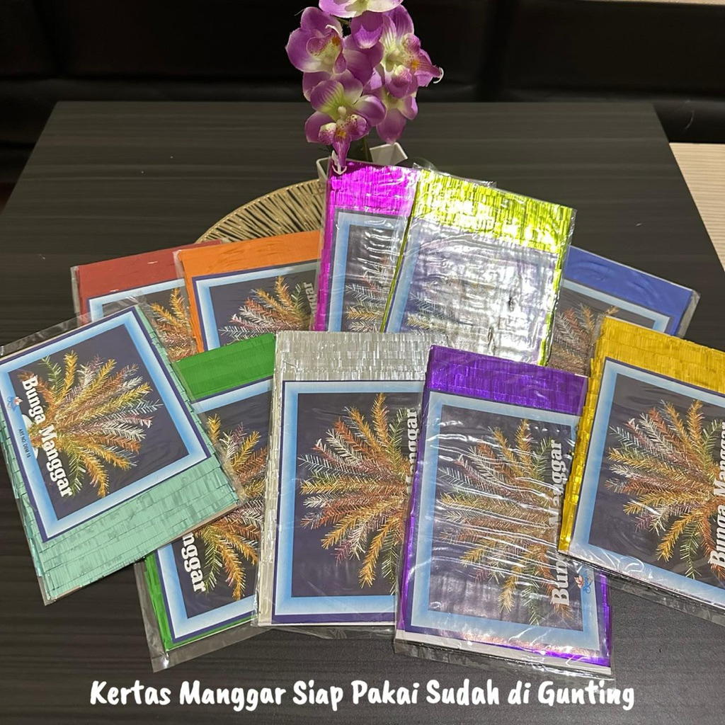 Kertas Bunga Manggar Pawai - Kertas Manggar Rumbai - Bunga Manggar Rumbai - Kerta Bunga Manggar Kila