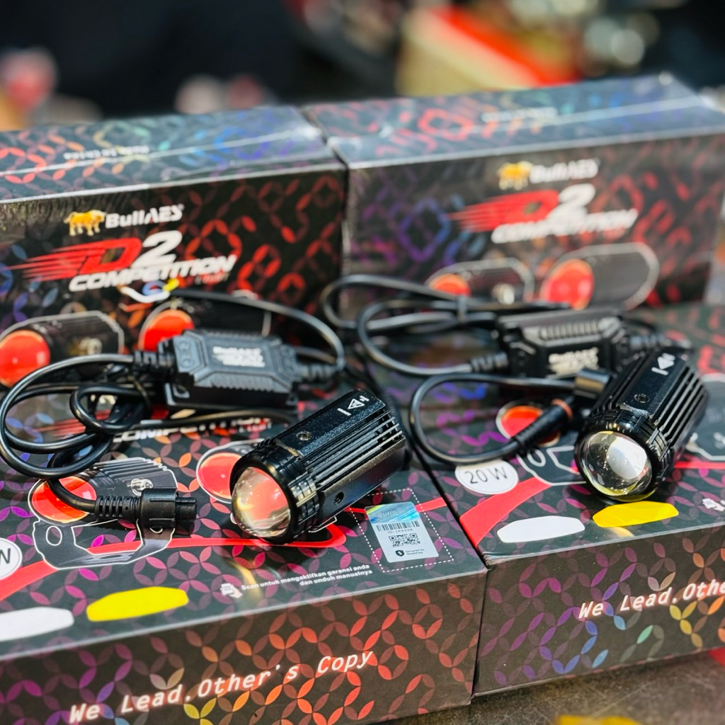 Lampu D2 Laser Bullaes  Laser Gun Bullaes D2 Competition 20Watt Devil Eye BULLAES Original 2pcs / 2 