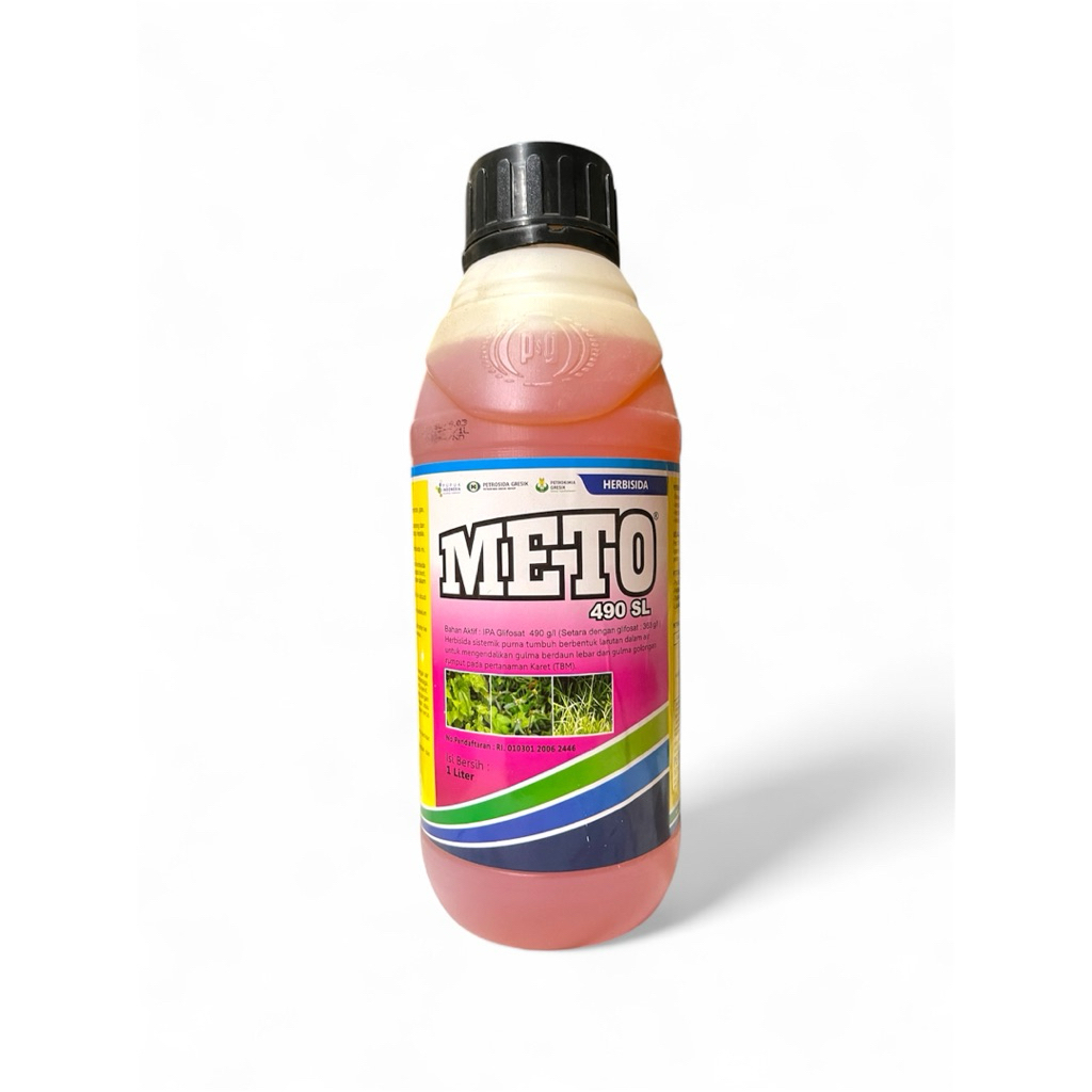 Herbisida Meto 490SL Racun Rumput Sistemik Kemasan 1 Liter
