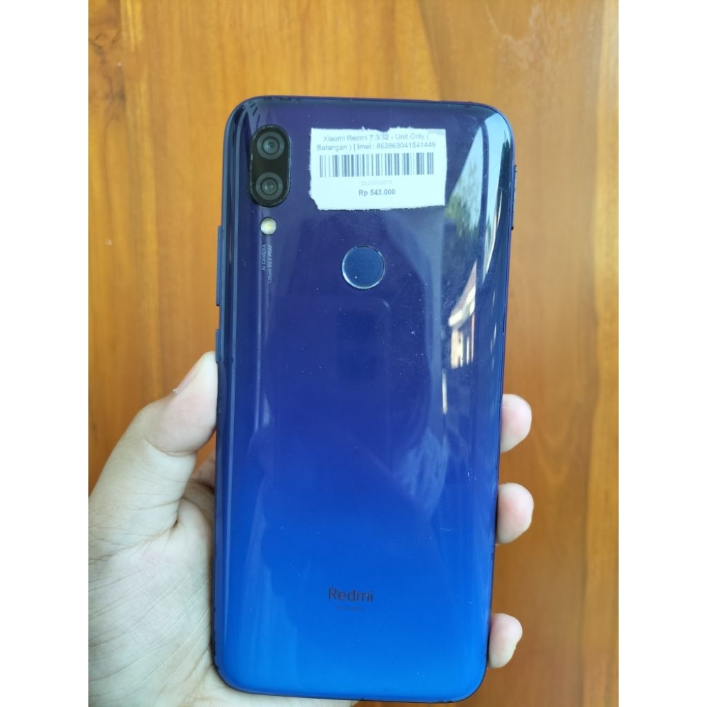 Xiaomi Redmi 7 3/32 - Unit Only ( Batangan ) | Resmi ORI | Normal No Minus | Second|