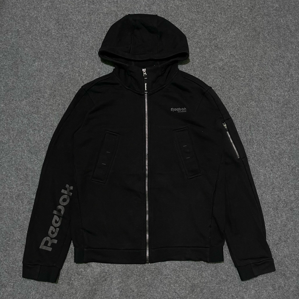 Hoodie Reebok spellout side pocket second