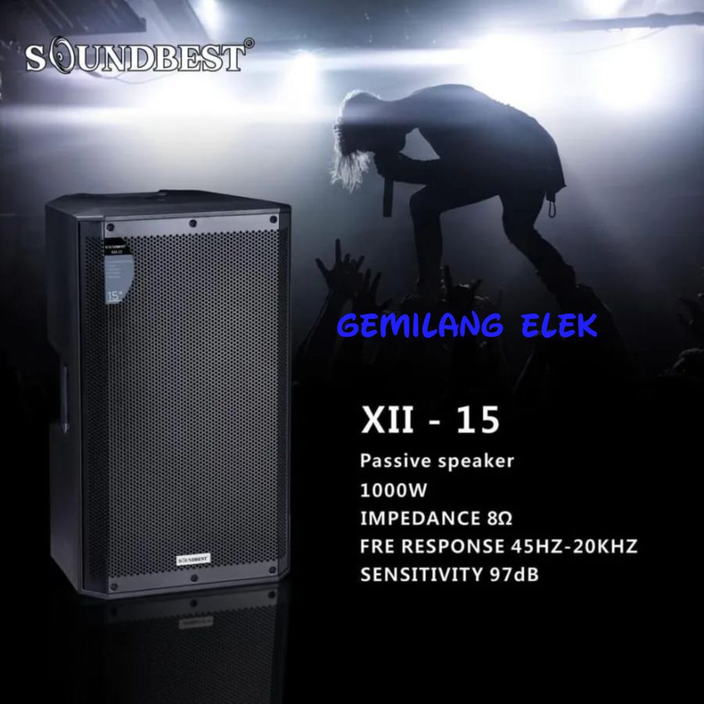 Speaker Pasif SOUNDBEST XII 15 INCH ORIGINAL SEPASANG