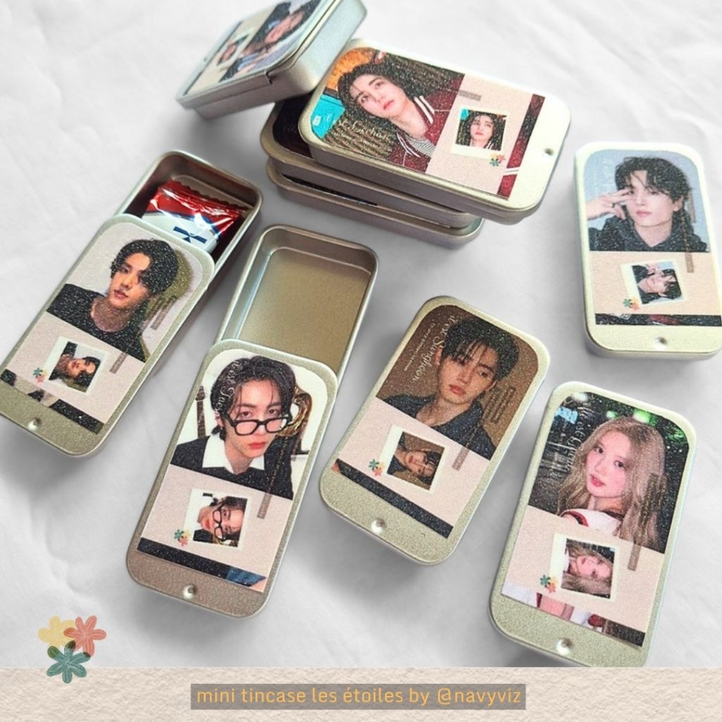 [MINI TINCASE] ENHYPEN - BOYNEXTDOOR - IVE les étoiles ver. tin case altoids box mini penyimpanan st