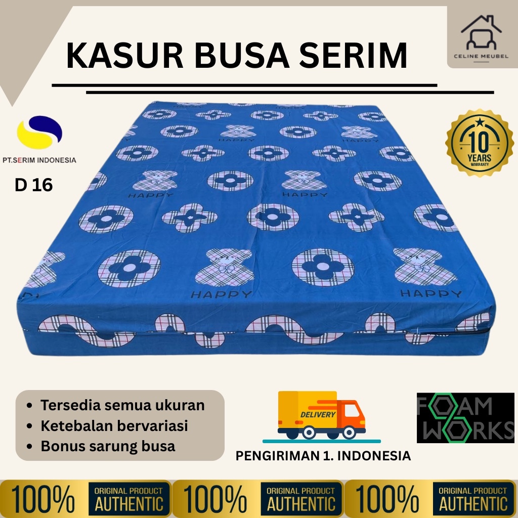 KASUR BUSA / KASUR TIDUR / SPON TIDUR YELLOW GARANSI RESMI PT SERIM INDONESIA