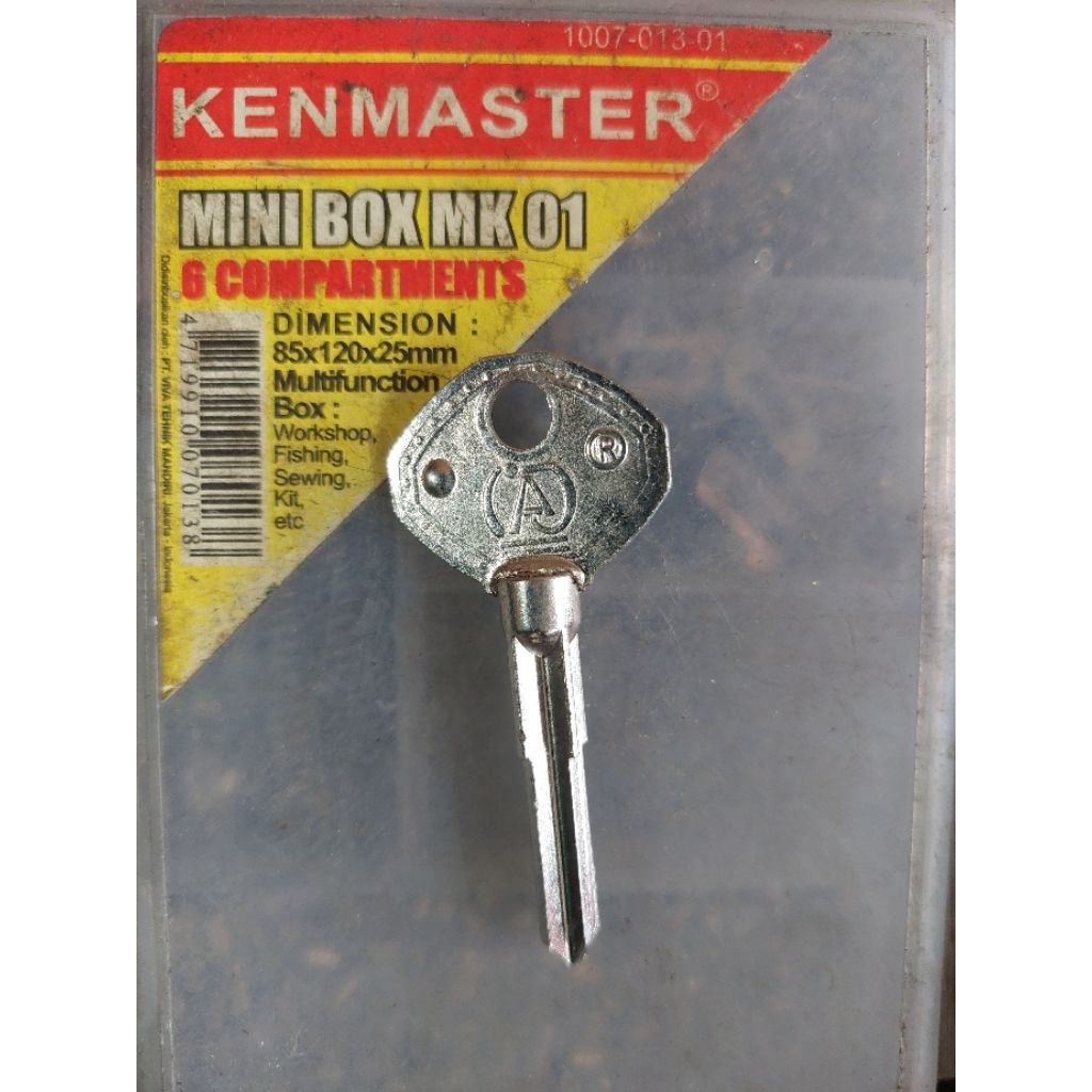 bahan kunci bintang sedang anak kunci gembok cakram