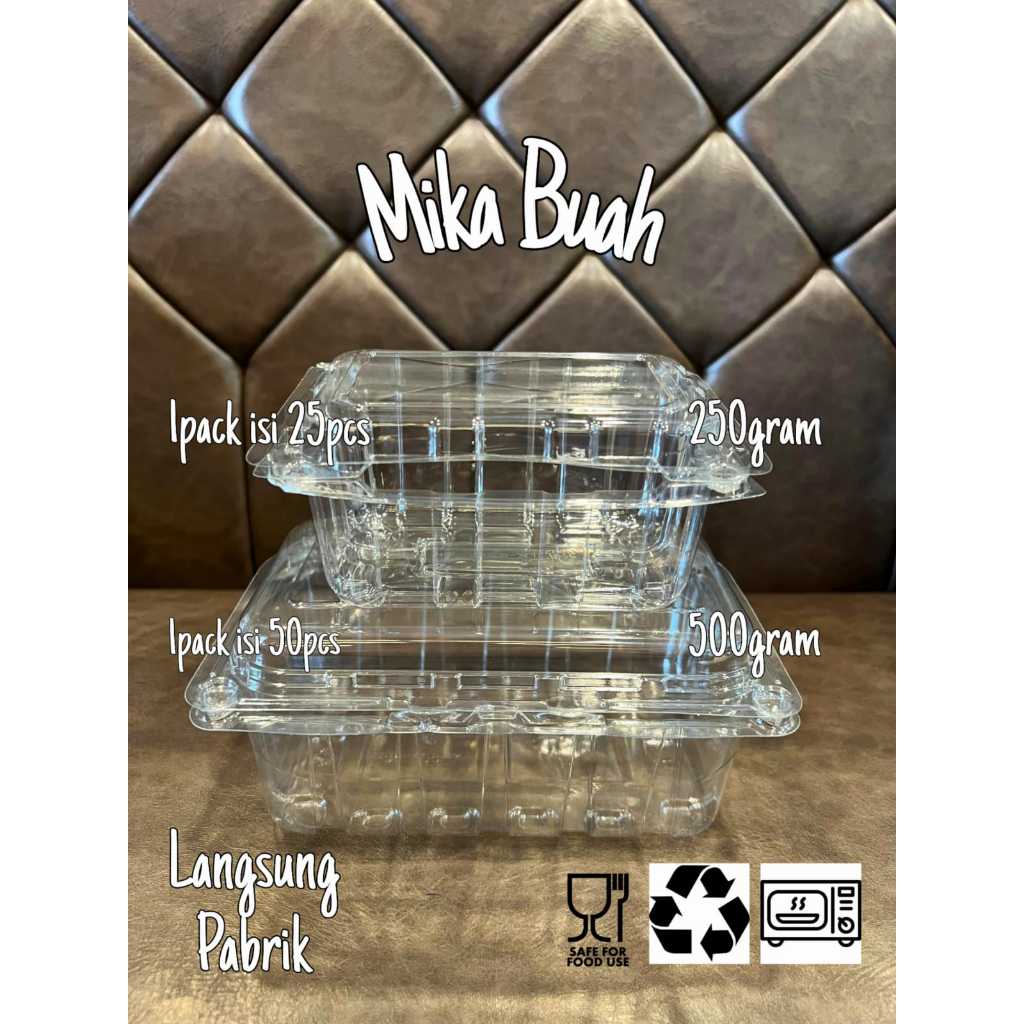 MIKA BUAH / FRUIT BOX 250GRAM 500GRAM