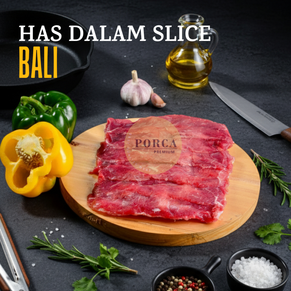 Daging Babi Has Dalam Slice Pork Tenderloin Slice 500gr
