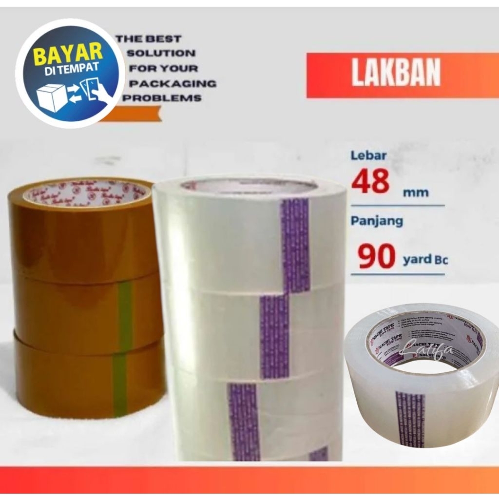 Lakban Bening 48mm X 90yard