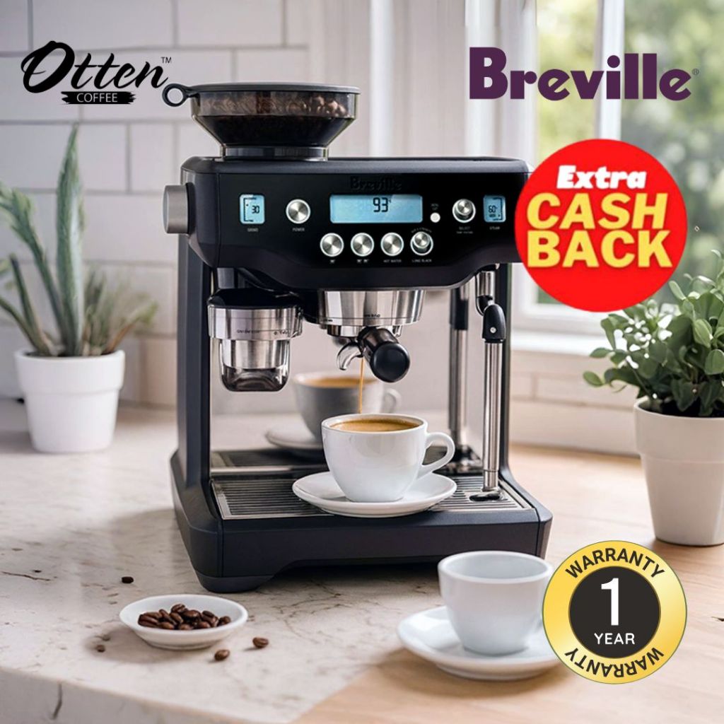 Breville - The Oracle Espresso Coffee Machine (Black Truffle) - BES980BTR - Mesin Kopi Espresso