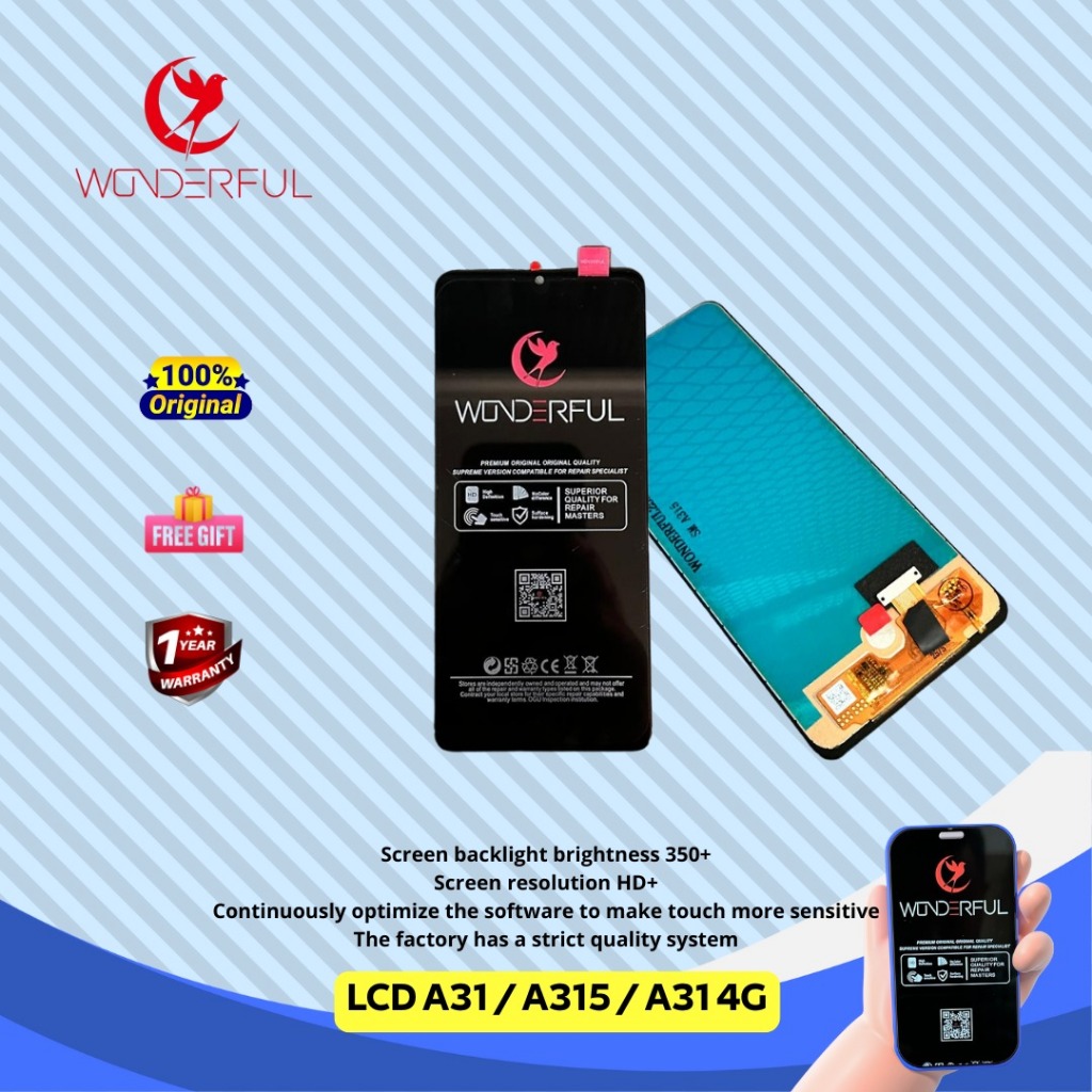 WONDERFUL LCD Touchscreen Samsung A31 / A315 / A31 4G / Galaxy A31