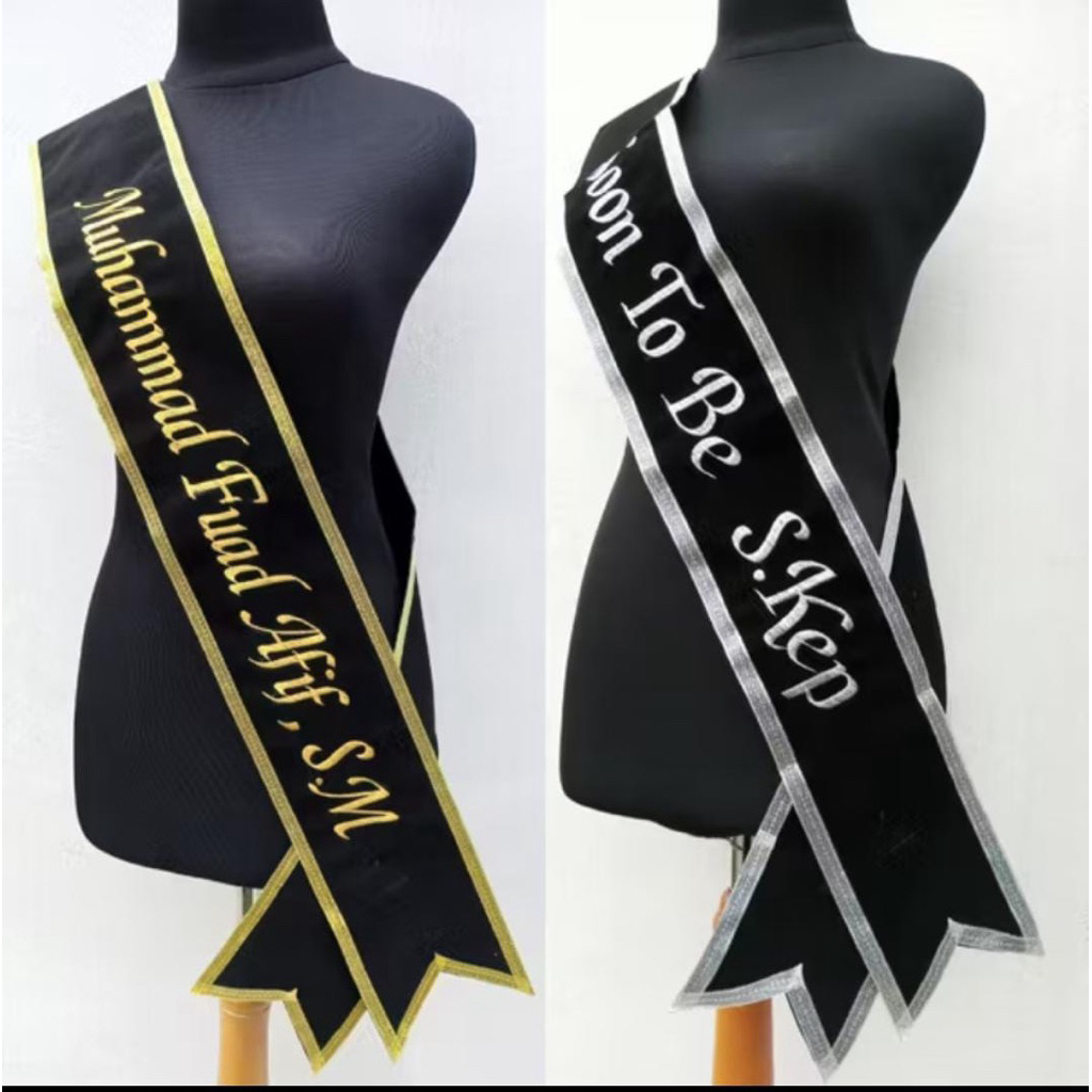 SELEMPANG UKURAN DEWASA WISUDA POLOS/BORDIR BAHAN BLUDRU