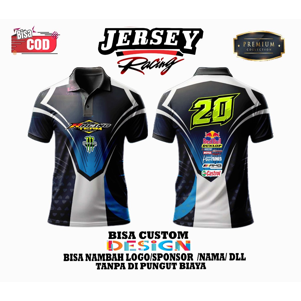 Jersey Racing 4Stroke Indonesia Kaos Jersey Racing Otomotif Desain Jersey Full Printing