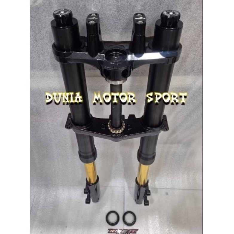 Usd Upside down Vixion merk RIDE IT bisa diaplikasikan ke motor byson xabre scorpio cb 150 tiger