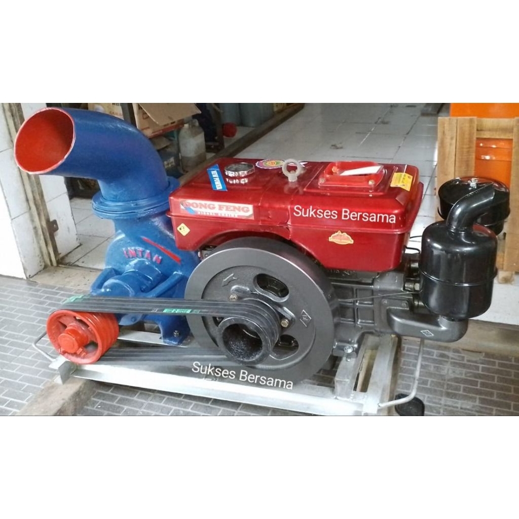 Diesel Solar Dong Feng S195 Hopper + Pompa Intan 6" ( As dan Kipas Stainless) + Pangkon Diesel + 2pc