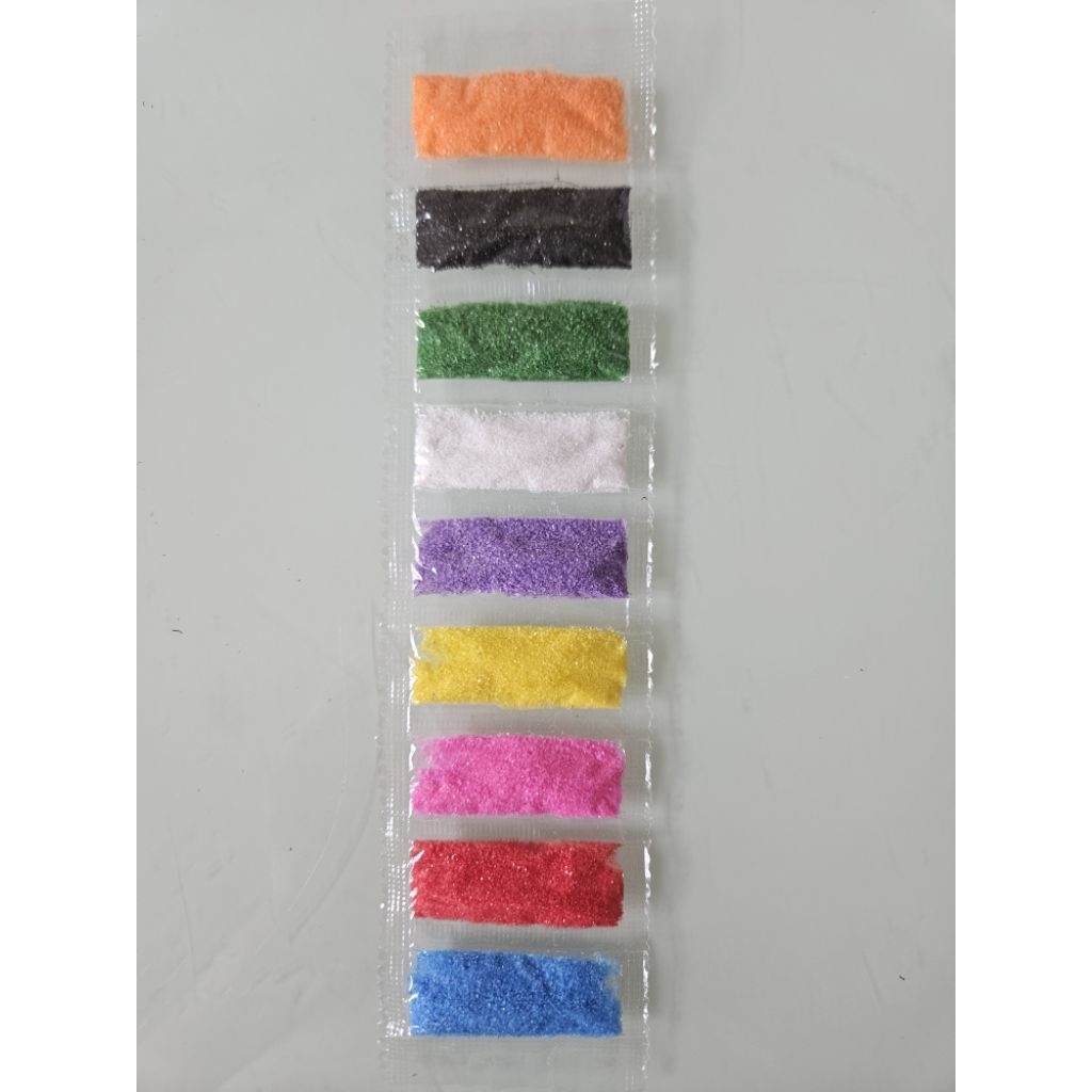 PASIR MEWARNAI 9 WARNA , PASIR WARNA WARNI