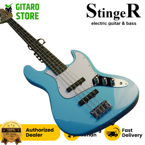 Gitar Guitar Bass Stinger SJB 580 SJB580 Gitar Bass Maple Wood Murah