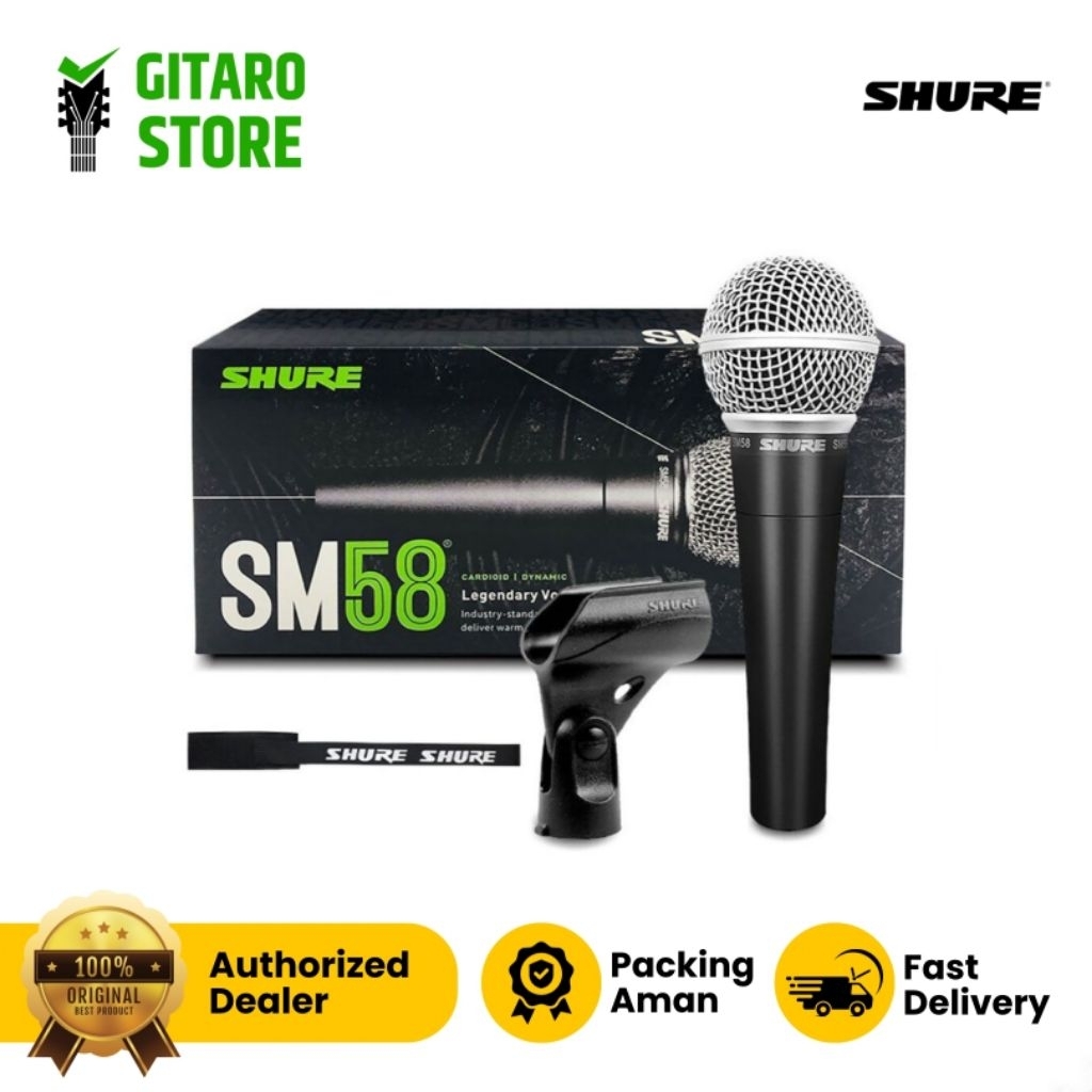 Shure SM58 SM 58 LC SM58-LC Dynamic Microphone Kabel Original
