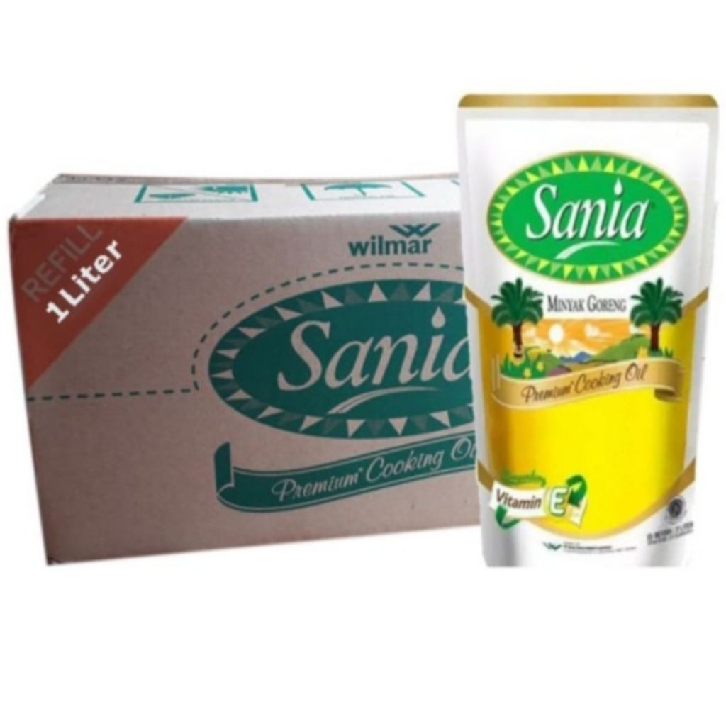 Minyak Goreng Premium Sania 1 karton@1/ Liter