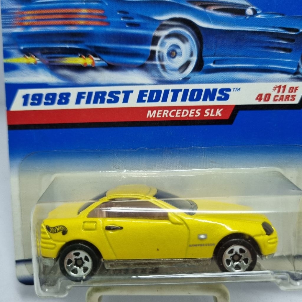 Diecast Mobil Hotwheels 1:64 MERCEDES SLK FE kuning yellow