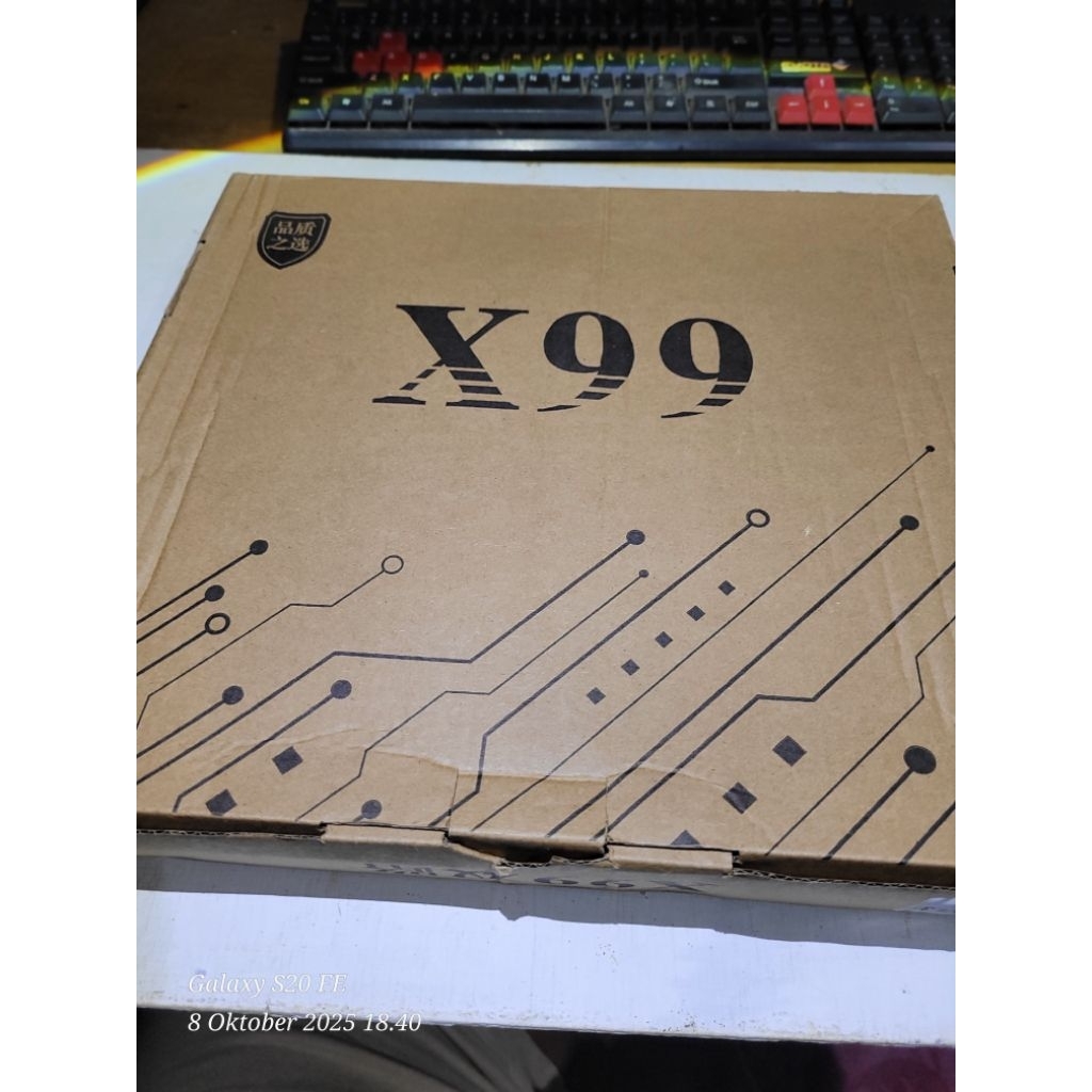 mobo x99 dual prosesor untuk server xeon e5 26××